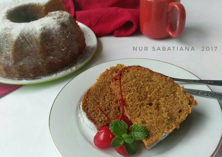 Resep Sponge Cake Pisang Kurma Karya Nur Sabatiana