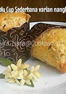 Bolu Cup Sederhana varian nangka keju