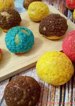 Choux Craquelin (sus jepang/tanpa mixer)