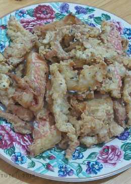 Kulit Kakap Goreng Tepung