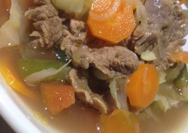 resep makanan ?? Sop Daging Sapi (sangat simpel)