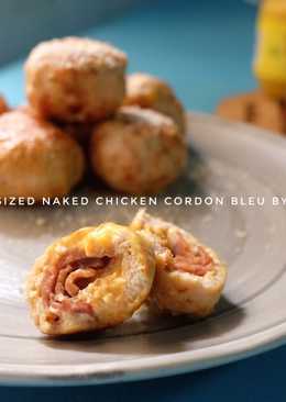 Bite-sized Naked Chicken Cordon Bleu #ketopad_cp_savorysnack