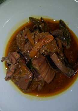 Cumi kering (gereh cumi) asam pedas