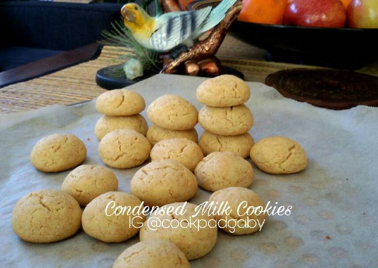 gambar untuk cara membuat Condensed Milk Cookies 3 Bahan ajaaa