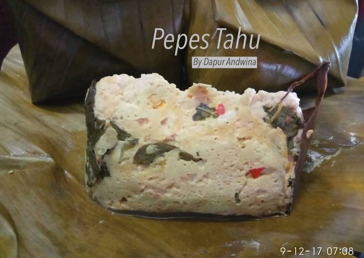 resep makanan Pepes Tahu