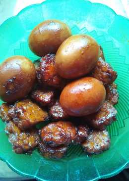 Tempe Telur Bacem
