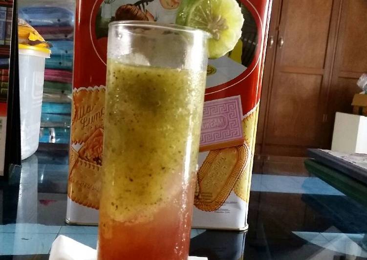 resep masakan Juice kiwi mix cherry