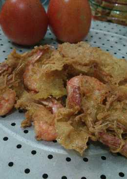 Peyek udang renyah (no penyedap)