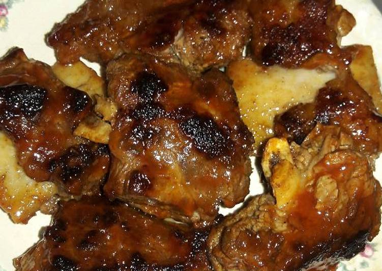 gambar untuk cara membuat Iga Bakar bumbu Barbeque