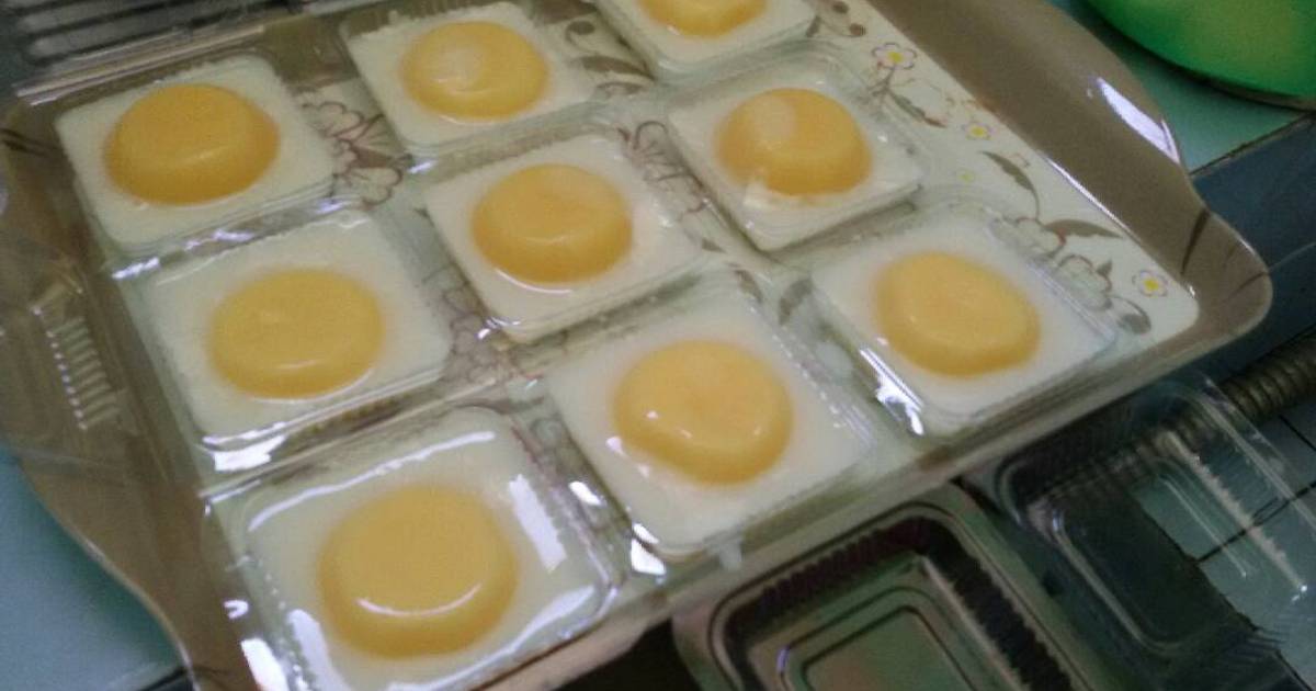 Resep Puding telur ceplok rasa nangka Resep Puding telur ceplok rasa nangka