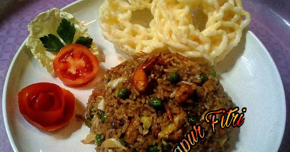  Resep  Nasi  goreng  udang sayur oleh Dapur Fitri  Simple 