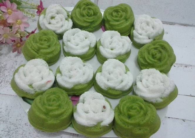 Resep Putu Ayu Mawar Pandan Suji