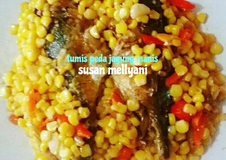 bahan dan cara membuat Tumis peda jagung manis ??