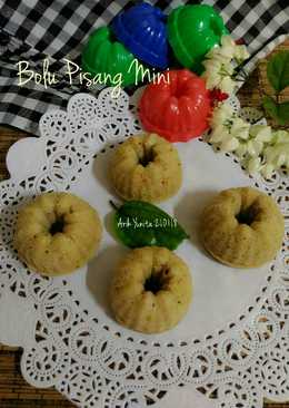 Bolu Pisang Mini (no mixer, no oven)