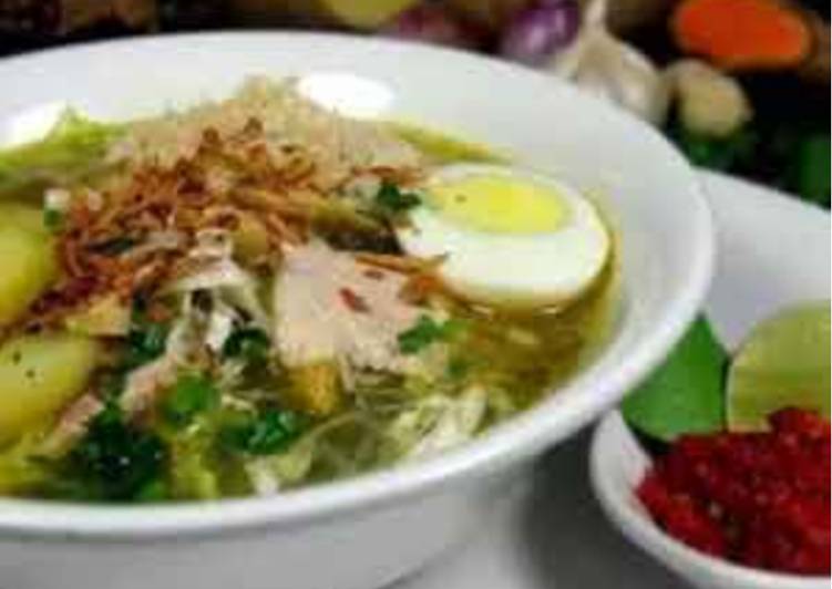 gambar untuk cara membuat Soto ayam madura asli