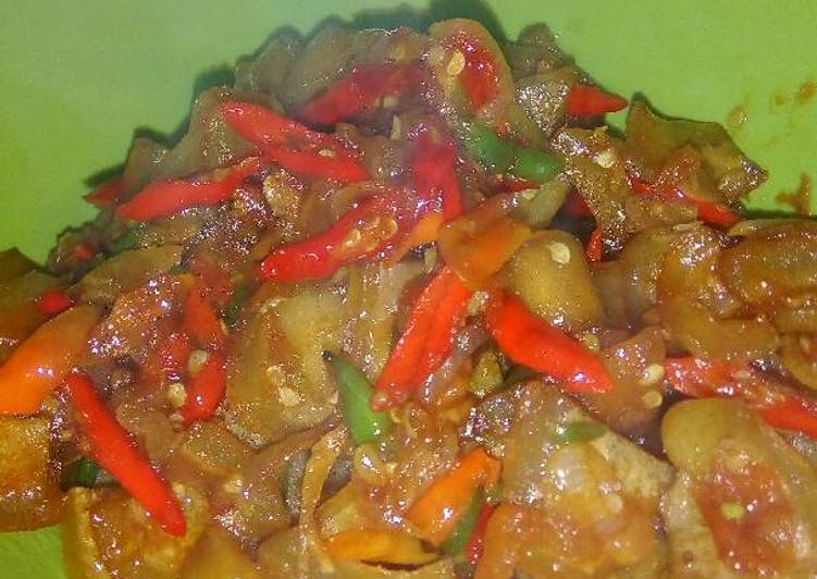 resep Oseng Kikil Kecap Cecabean