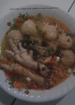 Baso ceker jamur kuping