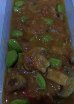 Sambel pete dengan jamur kancing geol" kressssðŸ˜‹ðŸ˜‹