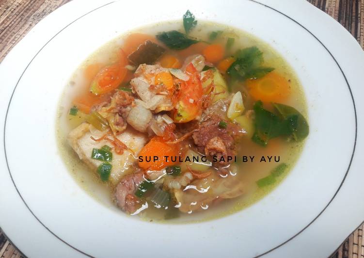 resep Sup Tulang Sapi