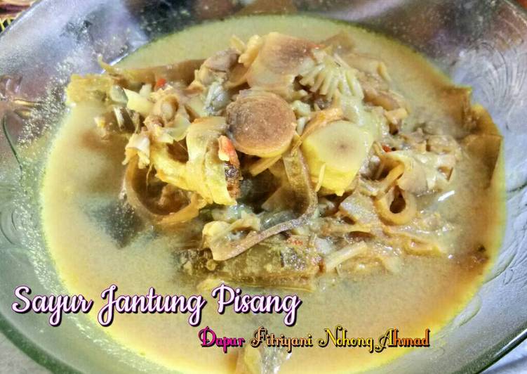 resep masakan Sayur Jantung Pisang sederhana ala Dapur Fitri