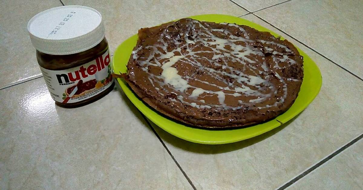 Resep Terang bulan coklat nutella no egg