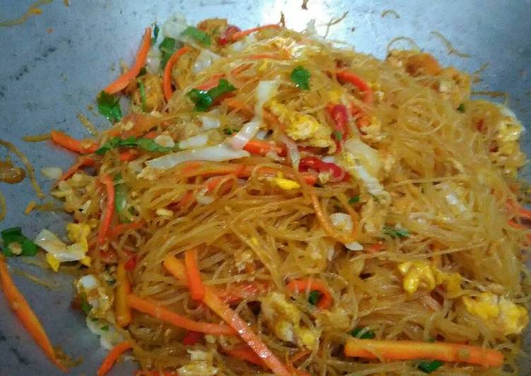 gambar untuk cara membuat Bihun goreng sayur meriah