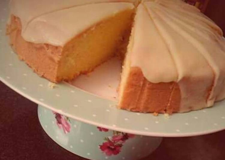 gambar untuk resep Lemon Cake with Lemon Creamcheese Icing