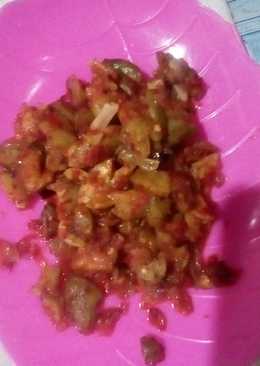 Balado jengkol tumbuk