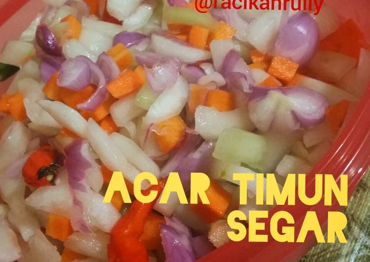 cara membuat Acar Timun