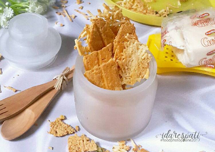 bahan dan cara membuat Keju Crispy #pr_cemilankriuk (mpasi debm keto friendly)