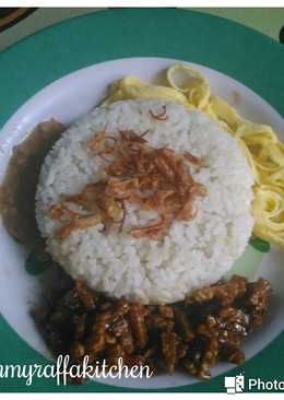 Nasi uduk rice cooker
