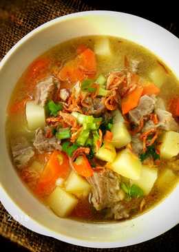 Sop daging kentang