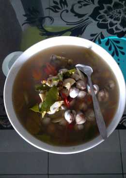 Kerang rebus asem pedas