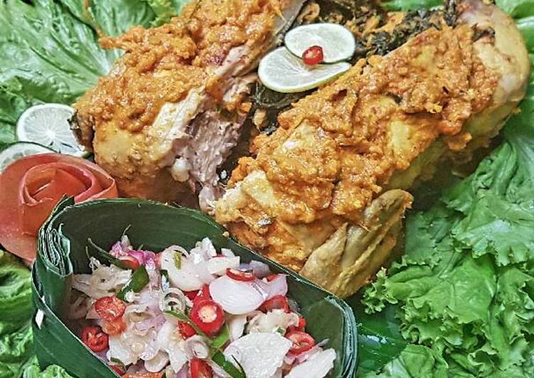 Resep Ayam Betutu sambal matah - Resep Masakan Indonesia