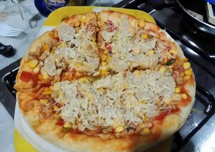 resep makanan Pizza Sayur Teflon Enaak