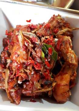 Ayam teri kriuk balado padang