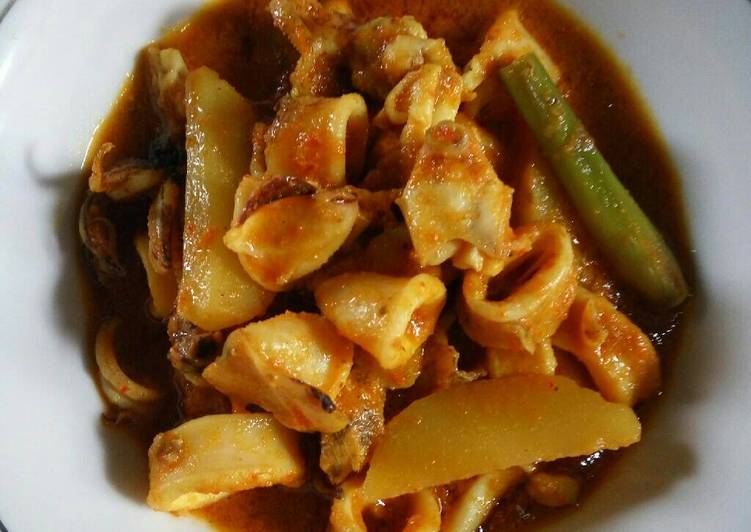 resep Gulai cumi-cumi