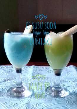 Es susu soda hijau biru duniaku #eeeaaaðŸ'™ðŸ'™ðŸ'™ #SelasaBisa