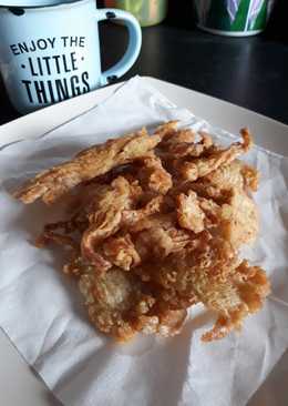 Jamur goreng krispy pakai tepung biasa