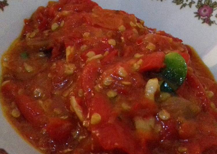 gambar untuk cara membuat Sambal Merah ala RM Padang