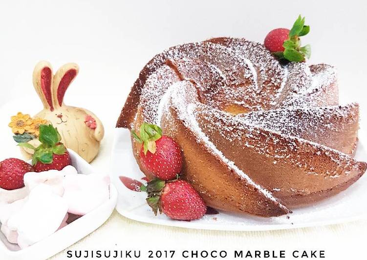 resep masakan Choco Marble Cake