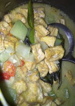 Sayur labu siam tahu masak santan