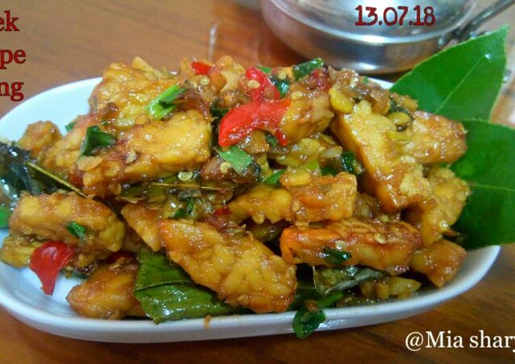  Resep  Orek  tempe  kering  pedas  manis  oleh Mia Shary Cookpad