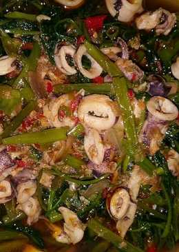 Tumis kangkung seafood Saus Tiram