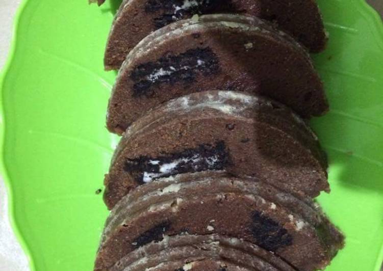 gambar untuk cara membuat Nuttela Brownie Oreo