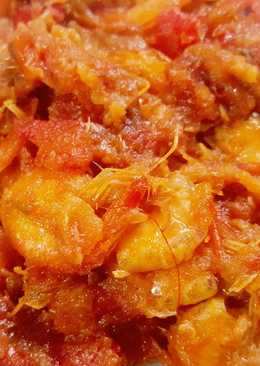 Udang bumbu sambal goreng