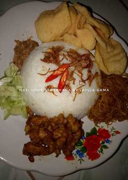 Nasi uduk sederhana