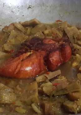 Sayur timbul bumbu genep