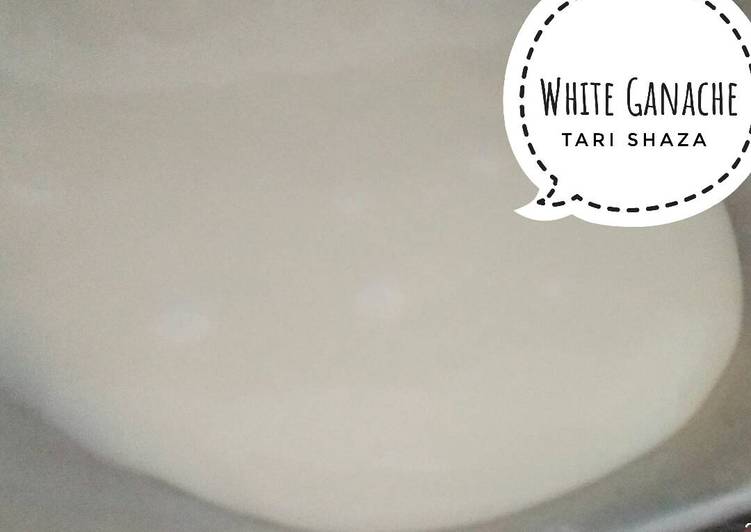 gambar untuk cara membuat White Ganache