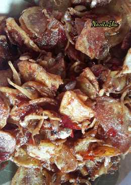 Balado Kering Kentang Teri Medan